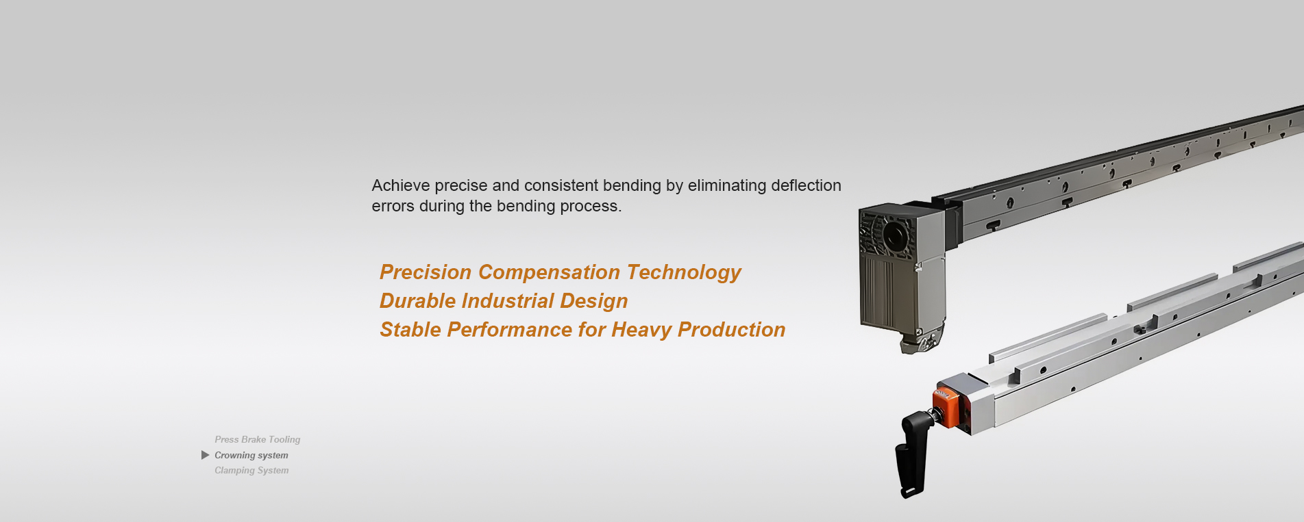 Fortschrittliches CNC-Ballensystem für Abkantpressen