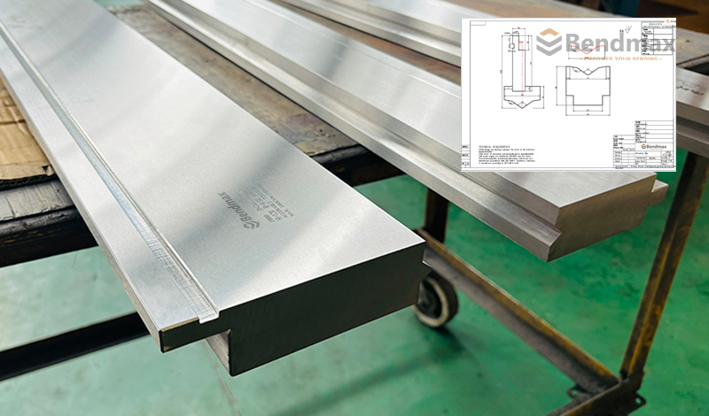 Lösung: Ein-Schlag-Rippenbiegen für 1,2 mm Stahlblech mit einer Amada-Abkantpresse