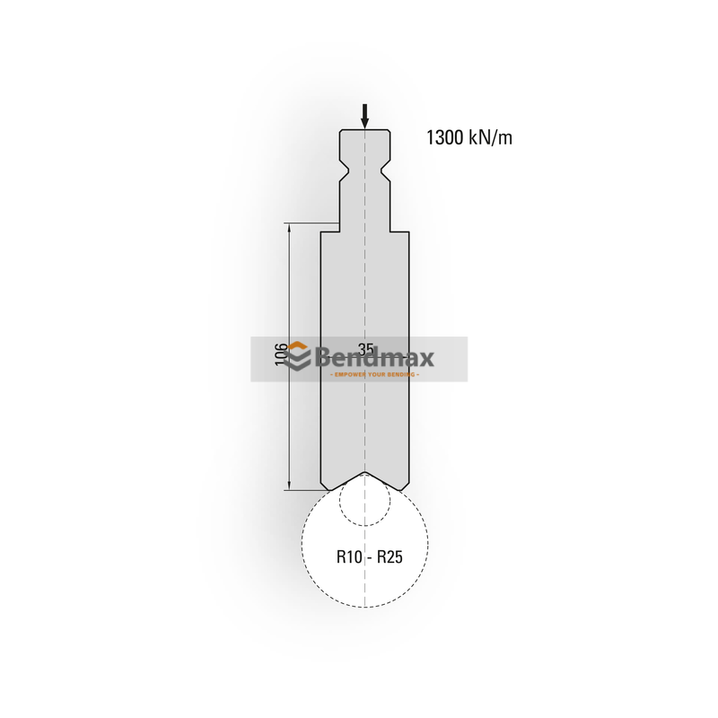 radius press  brake punch holders type Ⅱ